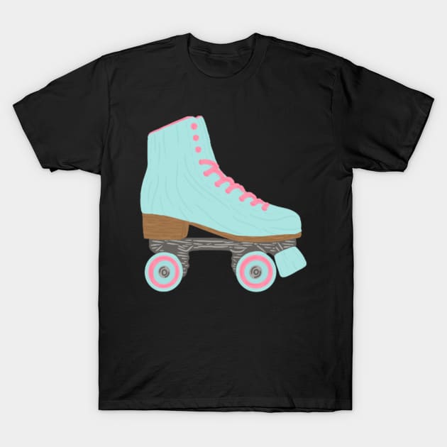 Roller Skate! Sticker T-Shirt by haleynicole11